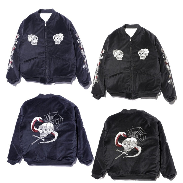 JELADO Skull Snake Souvenir Jacket 【JP13409】