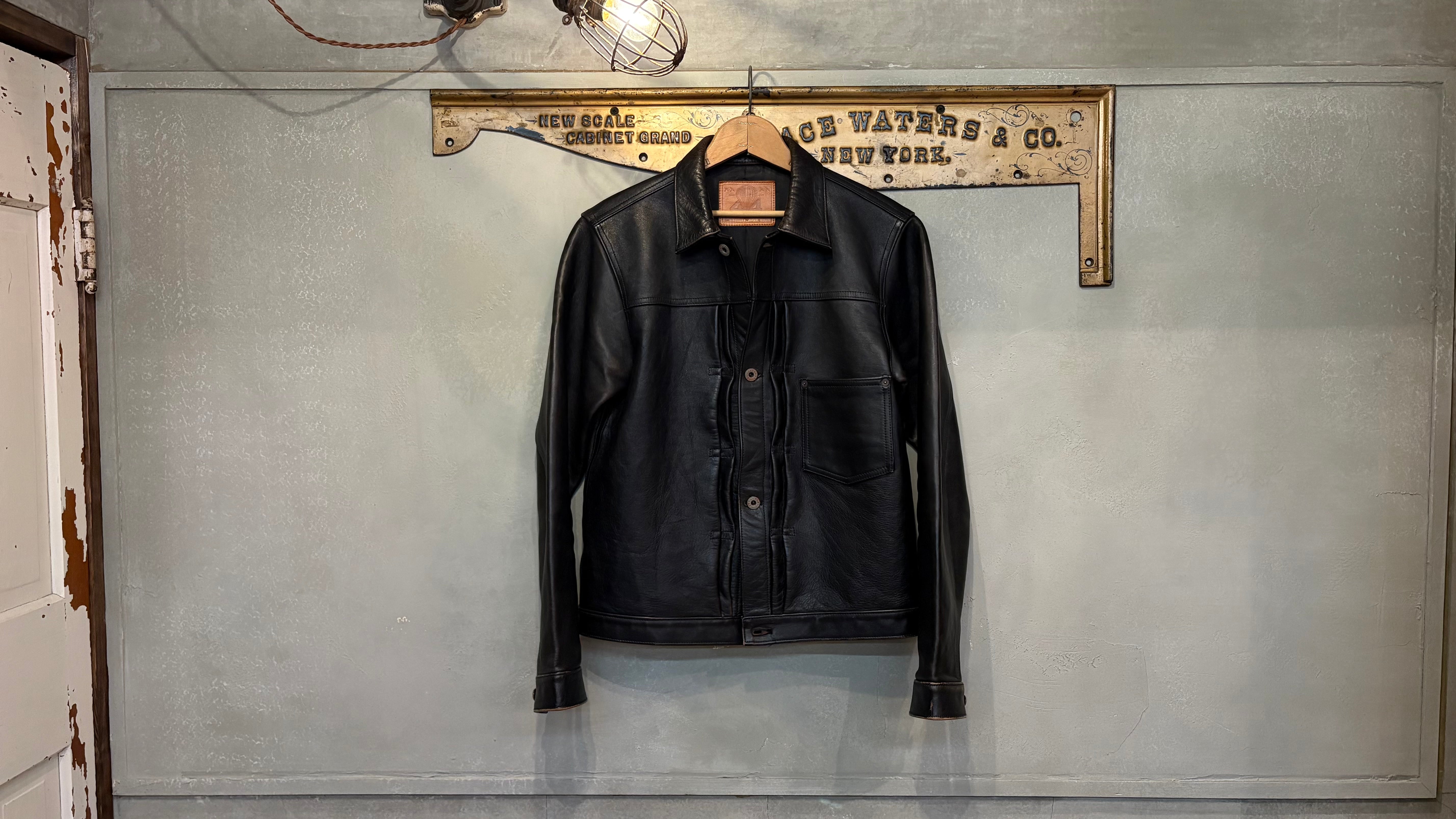 【美品】JELADO 44 Leather Jacket ブラック XXL Introducing Our Popular Standard Leather Jacket: The 44 Leather