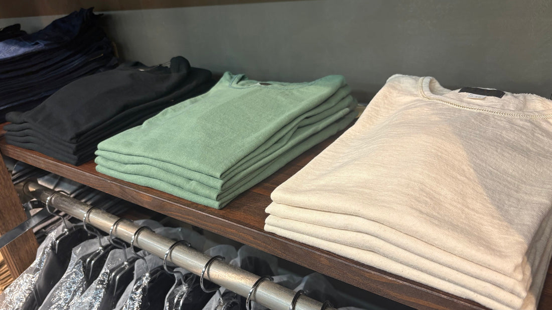 ヴィンテージミシンを何台も使用して製作したTシャツ～Flagship Store～