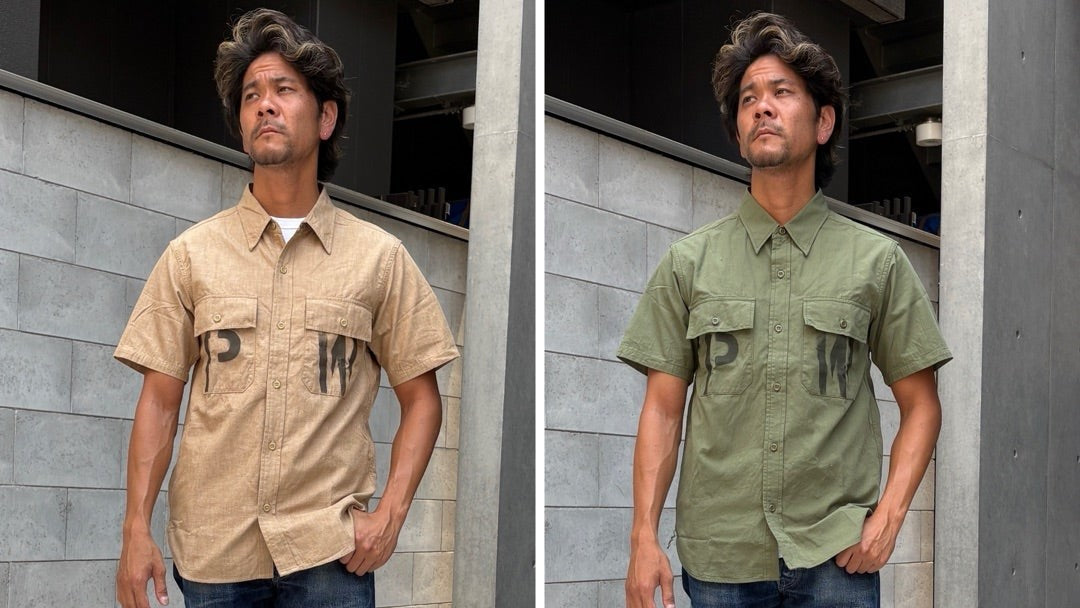〜S/S Officer Shirt Stencil Custom入荷〜【WEST】