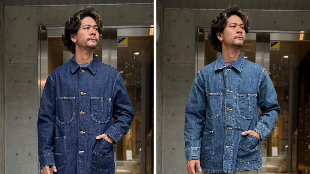 〜491J COVERALL VINTAGE FINISHワンウォッシュとの比較〜【WEST】