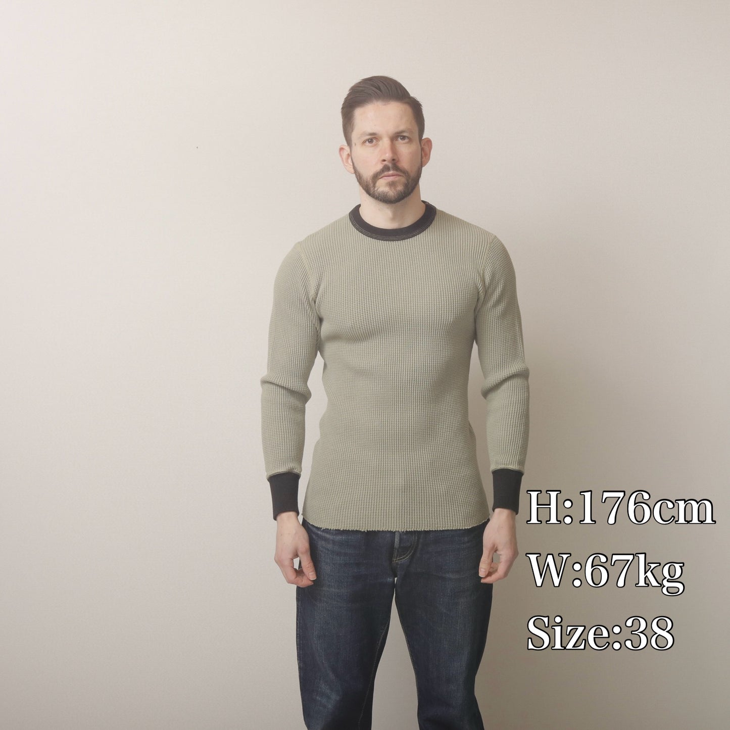 JELADO Mega Thermal Crew Neck 2tone【AB23210】
