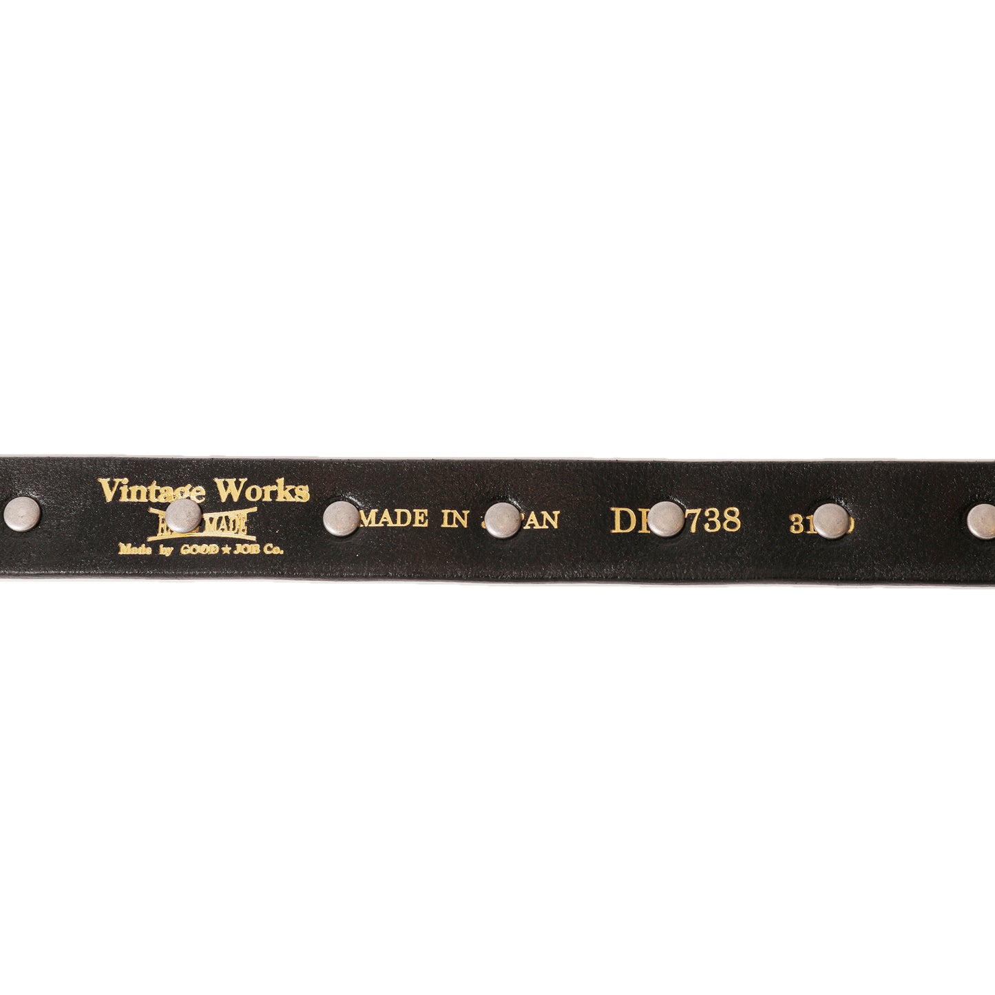 Vintage Works Leather Belt 7Hole Western style Belt【DH5738 CH-5】