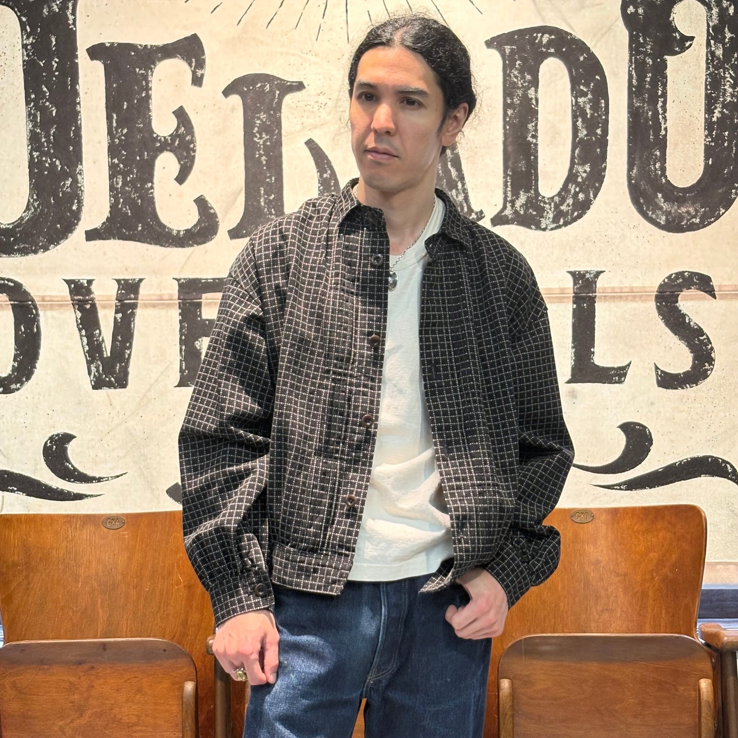 The 2 Monkeys French Work Blouse 【TM21461】
