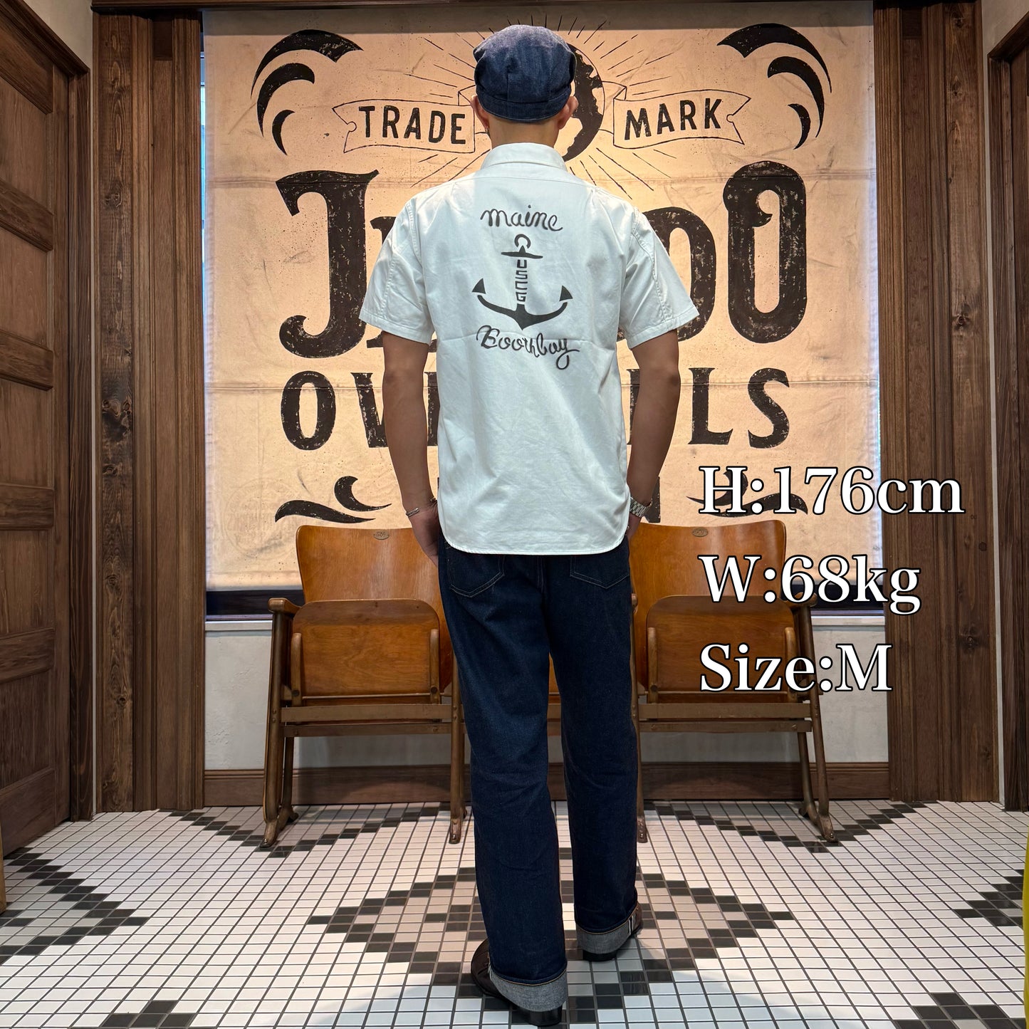 JELADO  Officer Shirt【CT82113B】Stencil Custom