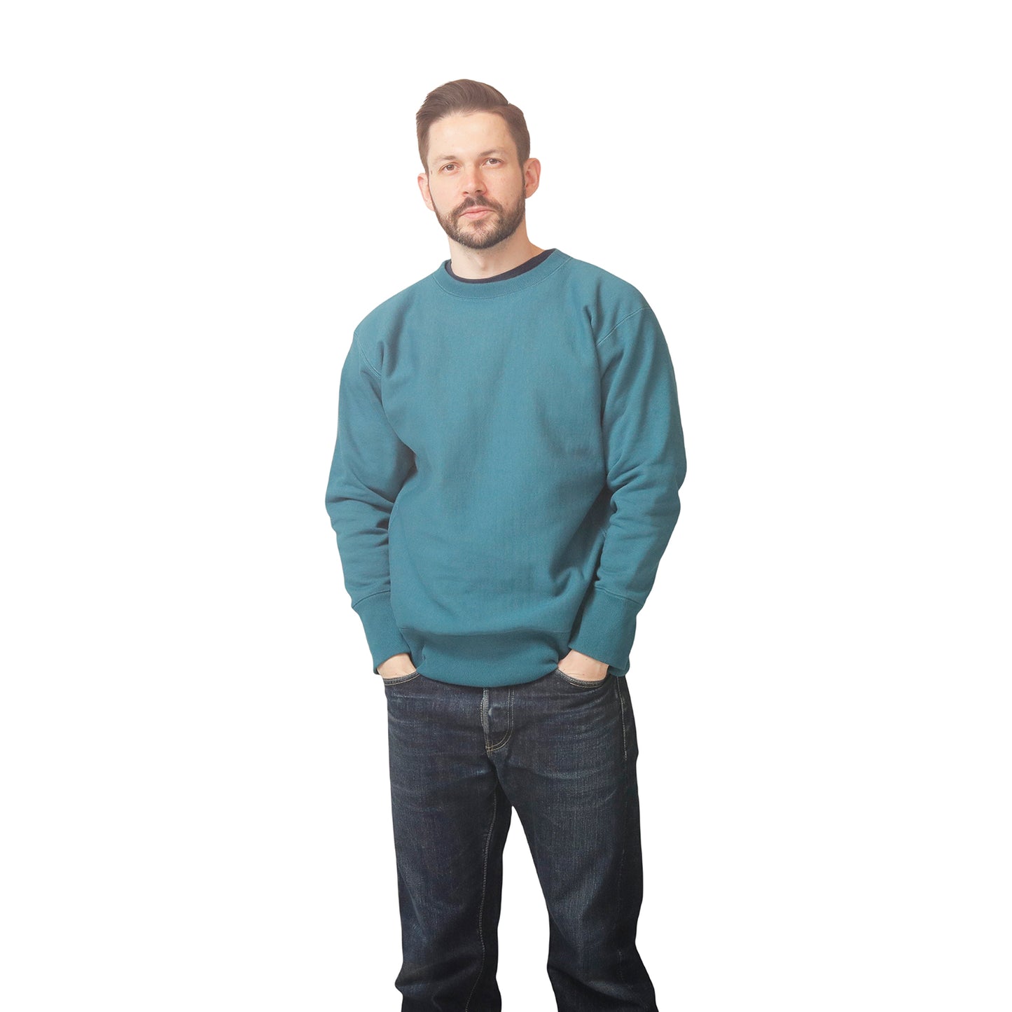 【Coming Soon】Warmup Reverse Weave Crew Neck Sweat【AB12241】