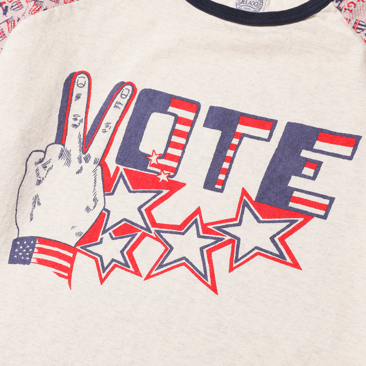 Raglan Tee VOTE Print [AB23212]