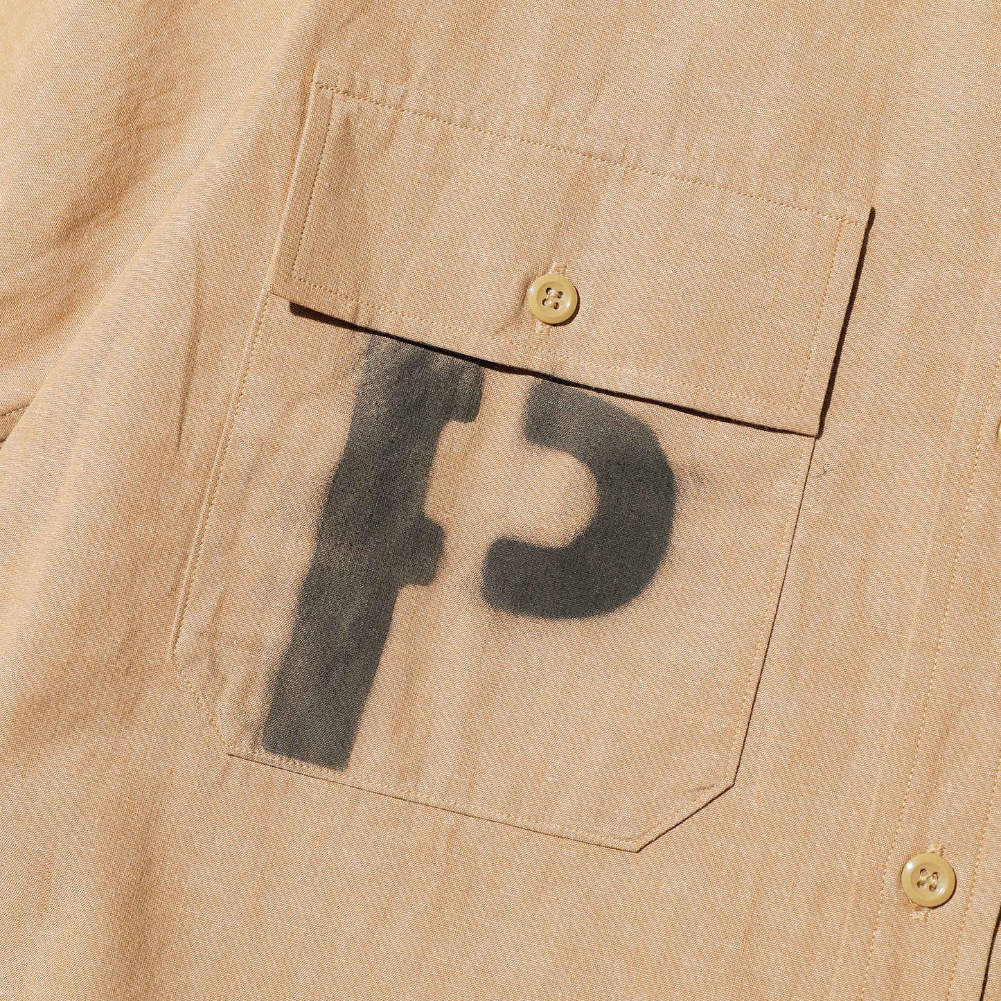 S/S Officer Shirt PW Stencil Custom【CT21114B】