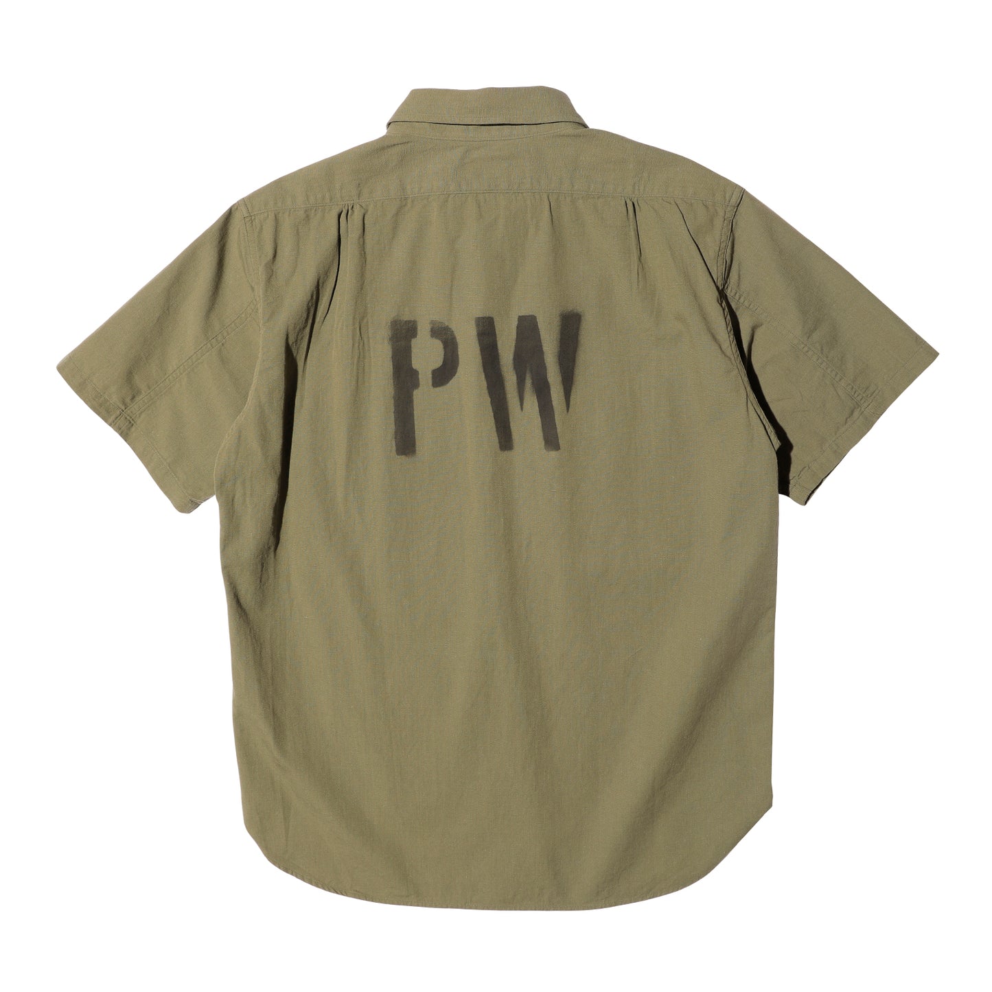 S/S Officer Shirt PW Stencil Custom【CT21114B】