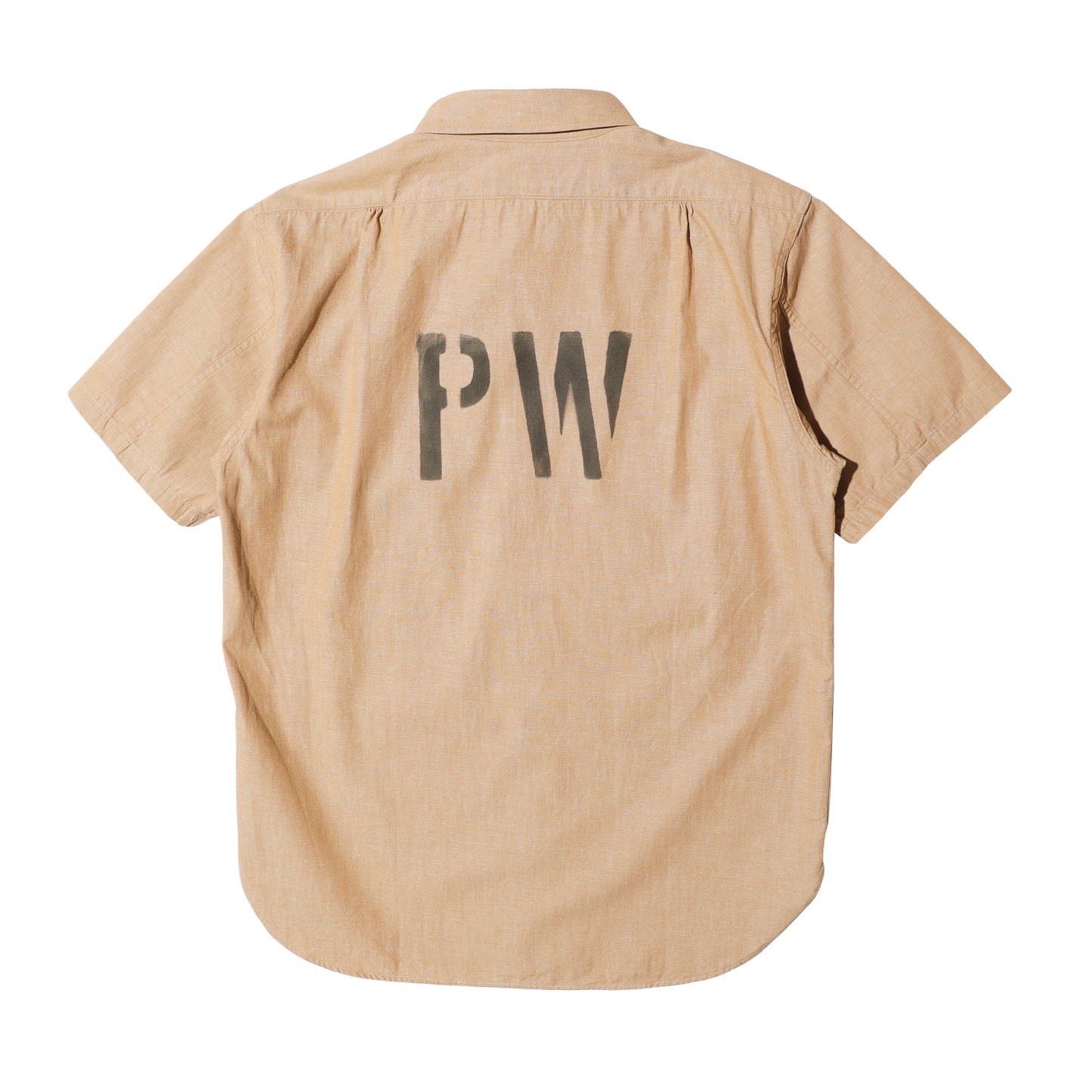 S/S Officer Shirt PW Stencil Custom【CT21114B】