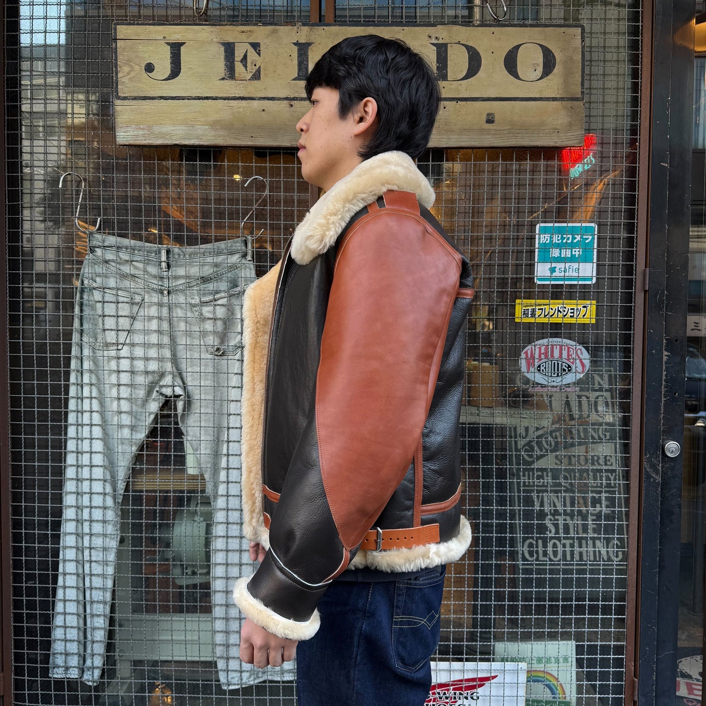 COLIMBO A.A.F Heavy Loader Mouton JKT Seal Brown【ZZ-0136】