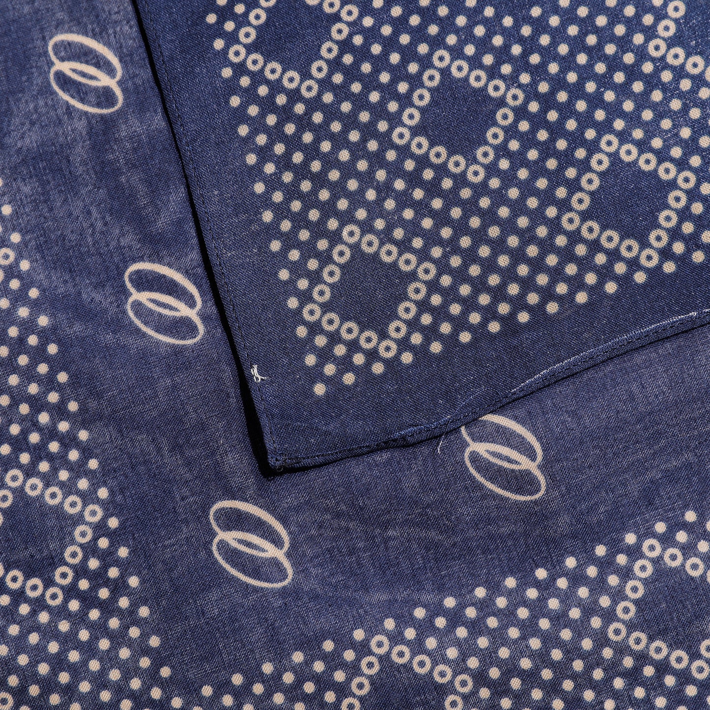 【Coming Soon】Irregular Porka Dot Double Selvedge Bandana【JDG94647】