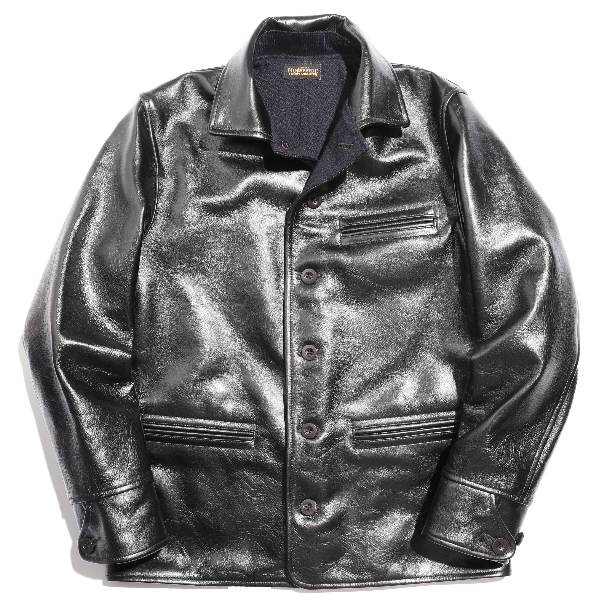 COLIMBO STOCKMANS' LEATHER COAT -30's Style Leather Work Coat