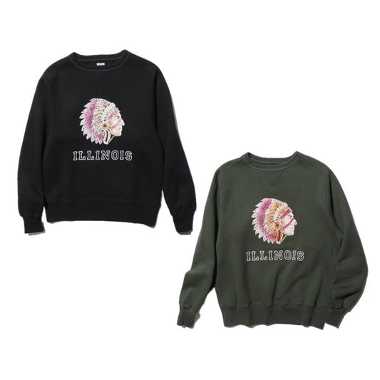 ILLINOIS Flocky Pt Sweat【AB12201】
