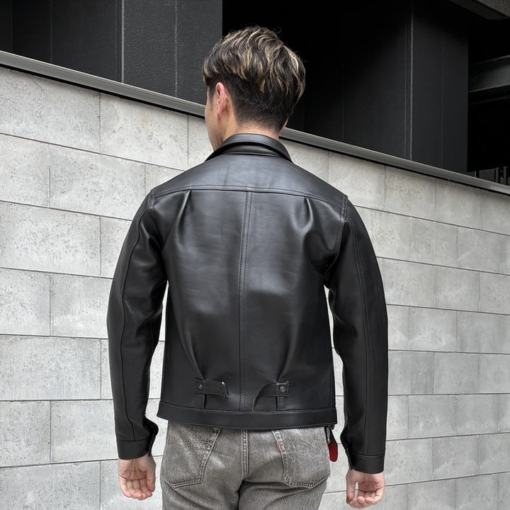 【美品】JELADO 44 Leather Jacket ブラック XXL JELADO 44 Leather Jacket Horsehide Semi-aniline Finish [JP94409]