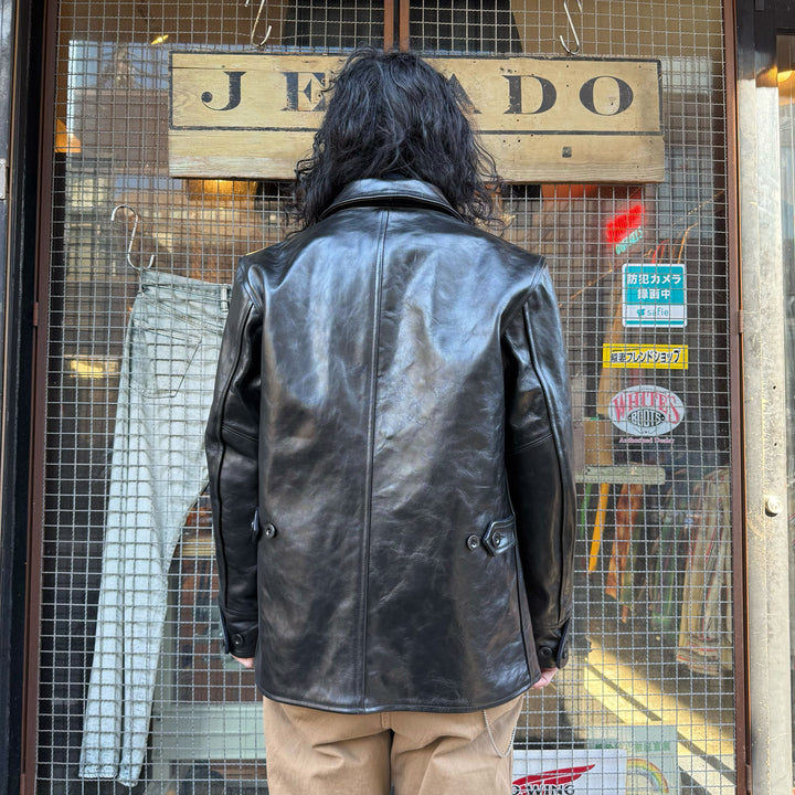 COLIMBO STOCKMANS' LEATHER COAT -30's Style Leather Work Coat- Horse Hide【ZZ-0132】