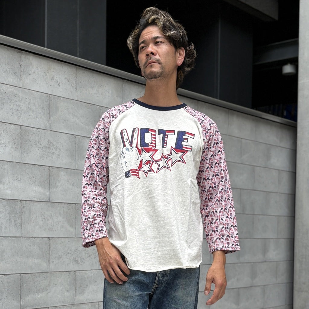 Raglan Tee VOTE Print [AB23212]