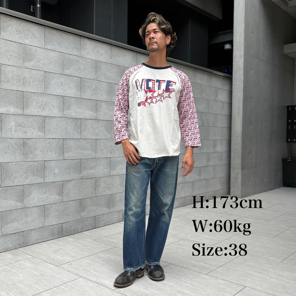 Raglan Tee VOTE Print [AB23212]