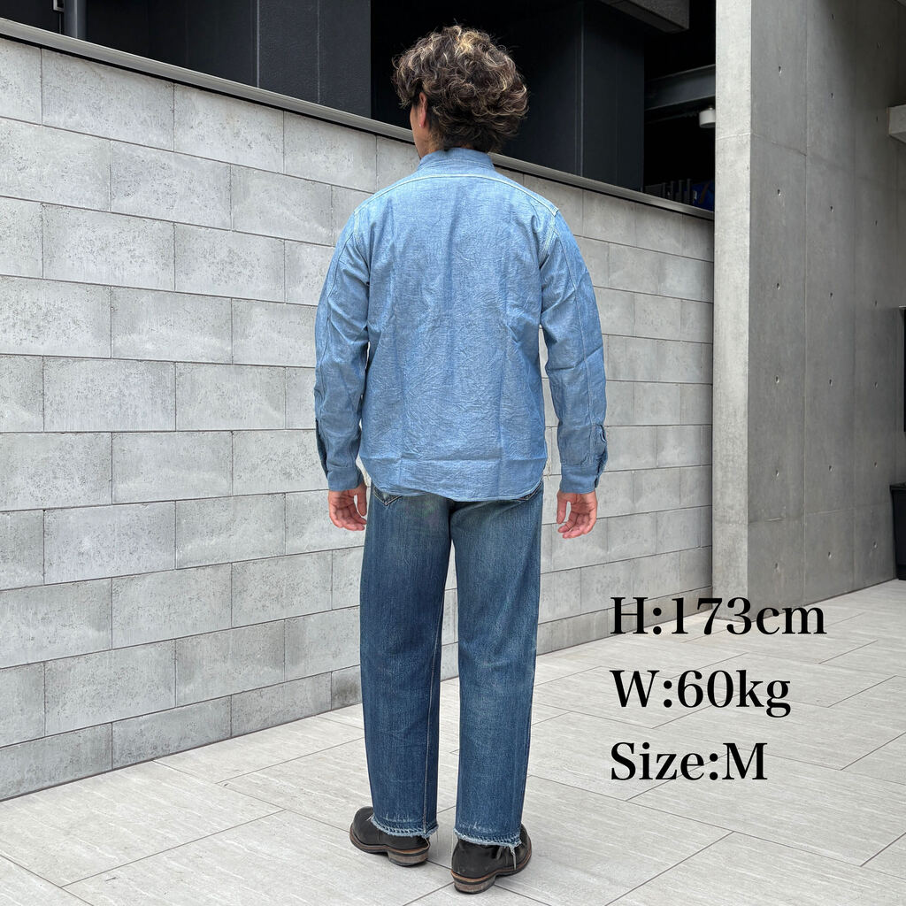 JELADO Smoker Shirt Indigo Chambray【JP94122】