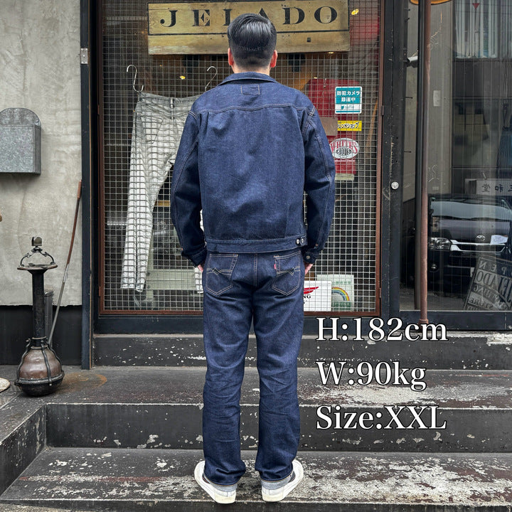 JELADO 55Denim Jacket (55 Denim Jacket) Size 42 (XL) ~ 44 (XXL) [JP944