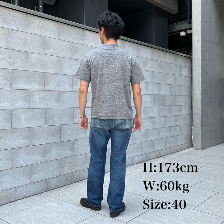 16/- 丸胴撚杢 Tee【AB12240】