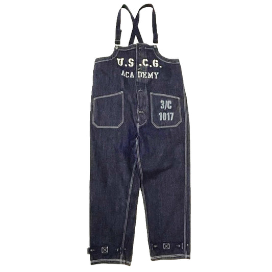 COLIMBO OLD MIDSHIPMEN'S BIB OVERRALL-CUSTOM- "U.S.C.G.A.""【ZX-0203】