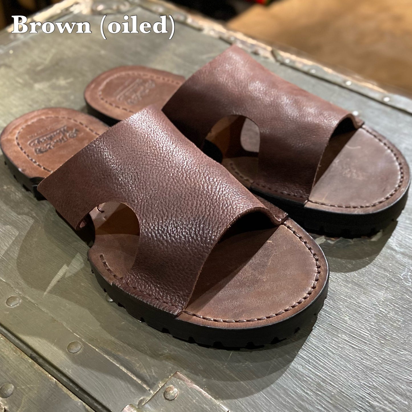 【18周年記念アイテム】The 2Monkeys　”AUGUSTUS”Sandal Brown Oiled【TM82952】