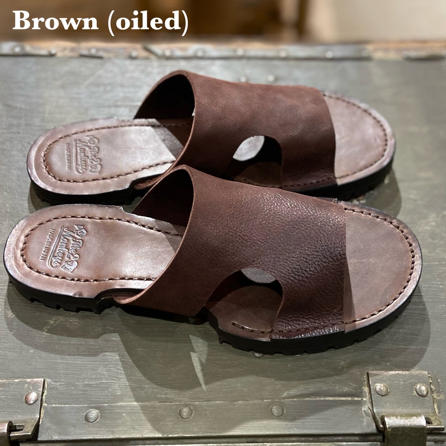 【18周年記念アイテム】The 2Monkeys　”AUGUSTUS”Sandal Brown Oiled【TM82952】