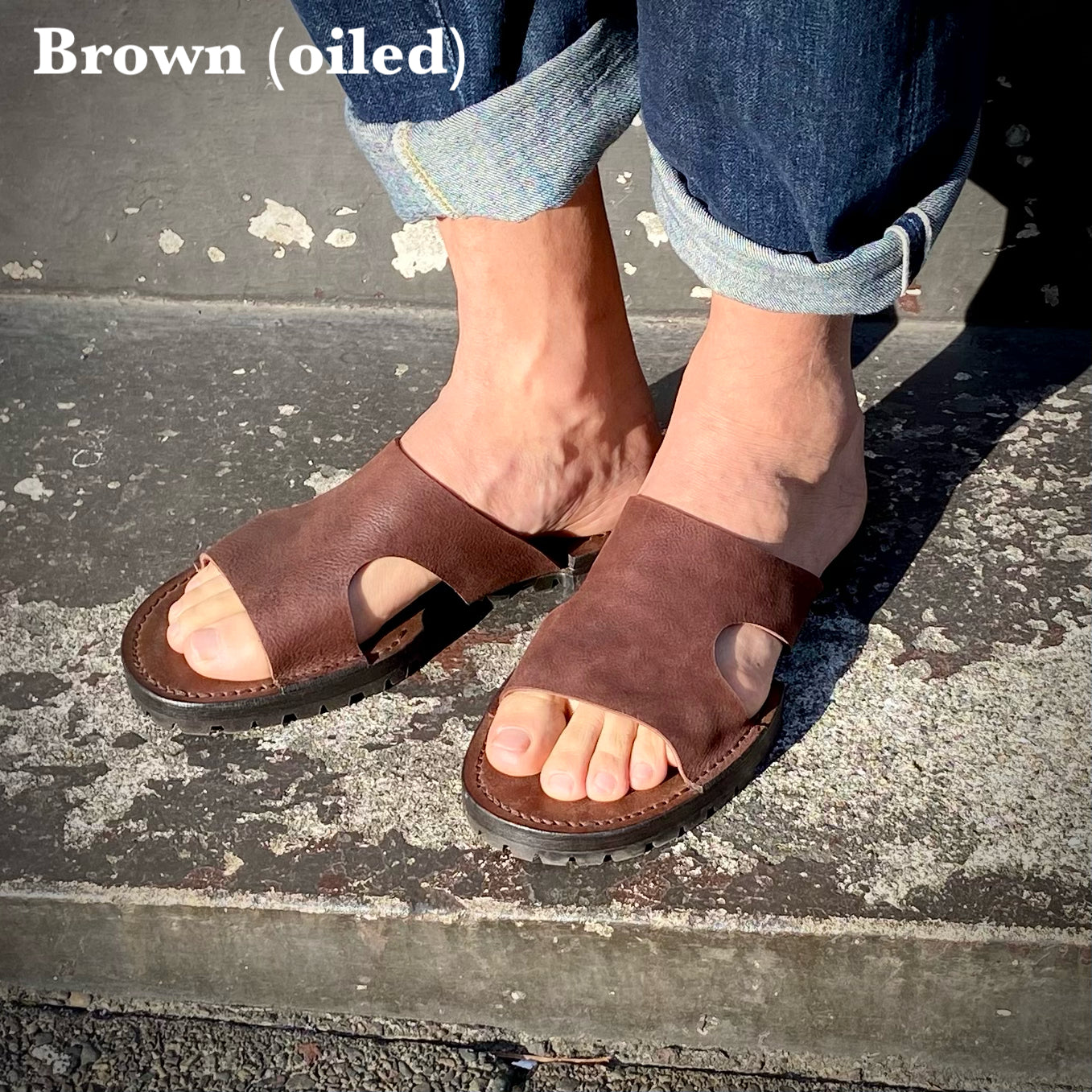 【18周年記念アイテム】The 2Monkeys　”AUGUSTUS”Sandal Brown Oiled【TM82952】