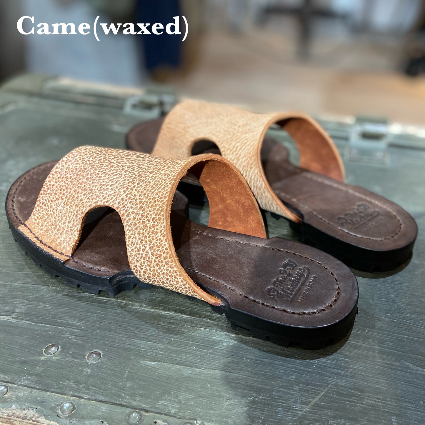 【18周年記念アイテム】The 2Monkeys　”AUGUSTUS”Sandal Camel"Waxed"【TM82952】